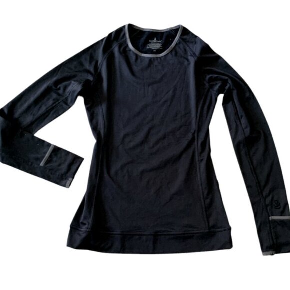 Cuddl Duds Smooth Plush Base Layer Stretch Thermal Top XS Black 95H - Picture 2 of 8